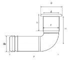CANSB - Thru Hull 90°